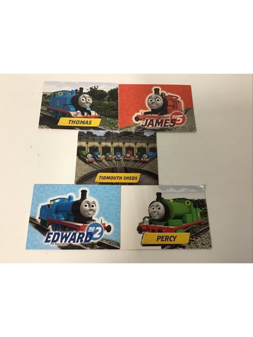 THOMAS TANK Train Cards Railroad Race Upper Deck 2010 James Percy Edward Thomas
